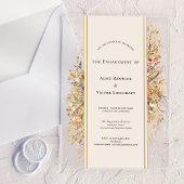 Elegante Rustikale Fesselpartei Acryleinladungen