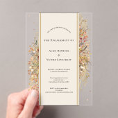 Elegante Rustikale Fesselpartei Acryleinladungen (Insitu (Handheld))