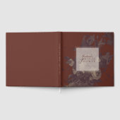 Elegante Rustikale Florale Hochzeitsdusche Terrako Gästebuch (Voll)
