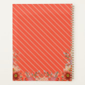 Elegante rustikale florale Küche Planer (Rückseite)