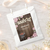 Elegante rustikale Grill Baby-Q Grill Babydusche Geschenktütchen (Ausgeschnitten)