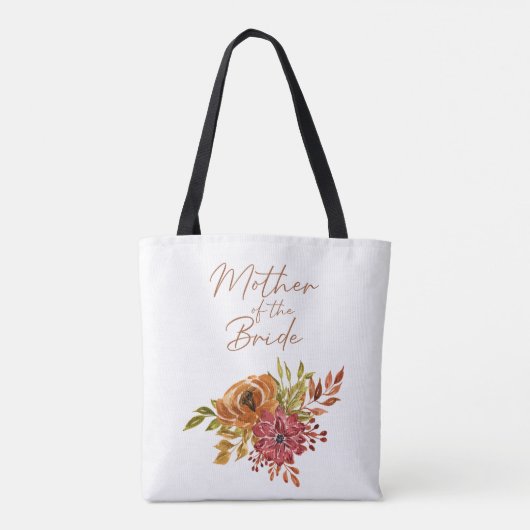 Elegante Rustikale Herbstflormutter der Braut Tasche (Rückseite)