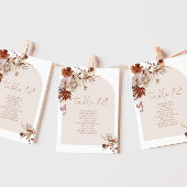 Elegante Rustikale Herbstkarten Einladung