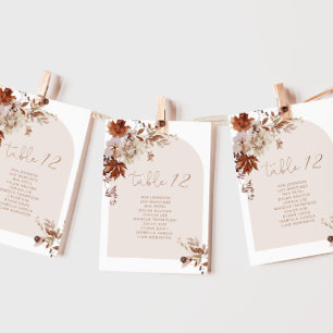 Elegante Rustikale Herbstkarten Einladung