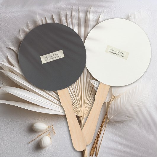Elegante Rustikale Hochzeit Fächer