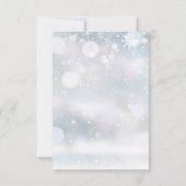 Elegante Rustikale Hochzeit RSVP Karte (Rückseite)