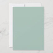 Elegante Rustikale Hochzeit Sichern Sie die Datums Save The Date (Rückseite)