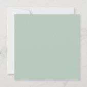 Elegante Rustikale Hochzeiten Einladung (Rückseite)