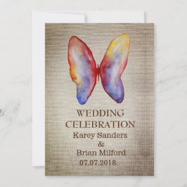 Elegante Rustikale Hochzeitseinladungen Einladung