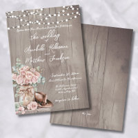 Elegante rustikale Holzrosen Landhochzeit