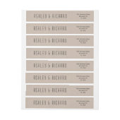 Elegante rustikale Kraftpapier-Hochzeit (Bogen)