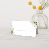 Elegante rustikale Landschaft geklappt Platzkarte (Vorderseite)