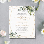 Elegante Rustikale Landschaft Goldene Hochzeit Ein<br><div class="desc">Diese elegante Kollektion bietet gemischte Aquarellfarben-Blätter,  gepaart mit einem klassischen Serif & feinen Sans-Schriftart in Schwarz,  mit einem Monogramm auf der Rückseite. Verfügbare Matching-Elemente: www.bit.ly/3a3h3fv</div>