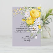 Elegante Rustikale Lichter, Ihr werdet meine Braut Einladung (Stehend Vorderseite)