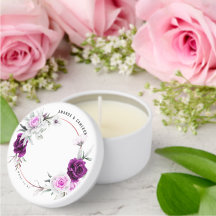 Elegante rustikale Lila Blush Geometrische Hochzei