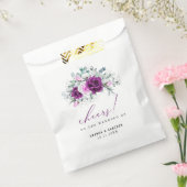 Elegante rustikale Lila Blush Geometrische Hochzei Geschenktütchen (Versiegelt)