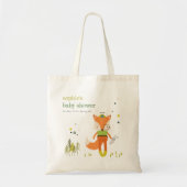 Elegante rustikale Niedliche Woodland Fun Fox Kind Tragetasche (Vorne)