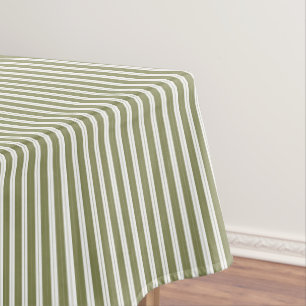 Elegante Rustikale Olivenbäume Grüne Französische Tischdecke