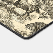 Elegante Rustikale Pferde Bäume Beige Tan Schreibtischunterlage (Ecke)