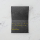 Elegante rustikale Sonnenblumen fallen danke Ihnen (Innenseite)