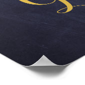 Elegante rustikale Sonnenblumenkarten und Hochzeit Poster (Ecke)