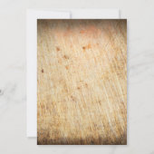 Elegante rustikale Sonnenblumenkiste Moderne Babyd Einladung (Rückseite)