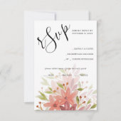 Elegante Rustikale Terracotta auf dem Monte Tamaro RSVP Karte (Vorderseite)