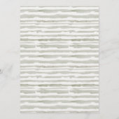 Elegante Rustikale Trauung des Kürbiskürbis Arch B Menükarte (Rückseite)