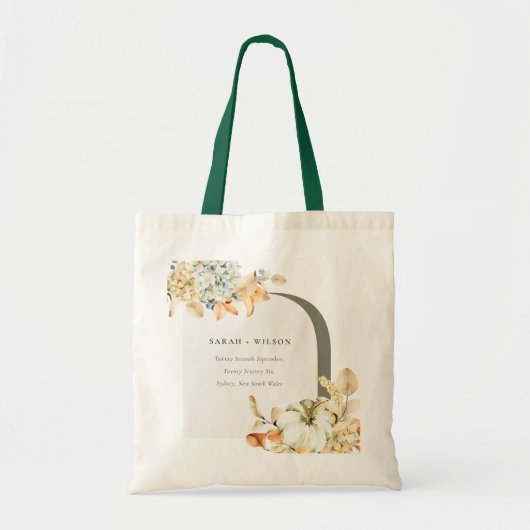 Elegante Rustikale Trauung des Kürbiskürbis Arch B Tragetasche (Vorne)