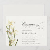 Elegante Rustikale Verlobung Dankeskarte (Vorne/Hinten)