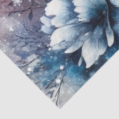 Elegante rustikale Vintag Inspirierte Blumendekoup Seidenpapier (Detail)