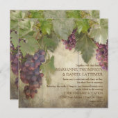 Elegante Rustikale Weinkellerei Herbst Wirbel Hoch Einladung (Vorne/Hinten)