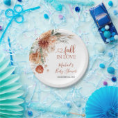 Elegante rustikale Wildblume sinkt in Liebe Baby D Pappteller (Party)