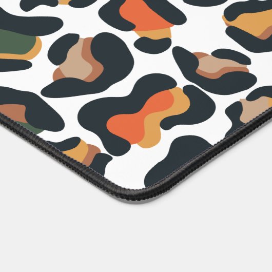 Elegante Safari Tierwelt Leopard-Spot Girly Schreibtischunterlage (Ecke)