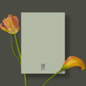 Elegante Sage Green Ampersand Hochzeit Einladung