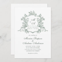 Elegante Sage Green French Rose Garden Wedding