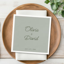 Elegante Sage Green Minimalistisch Wedding