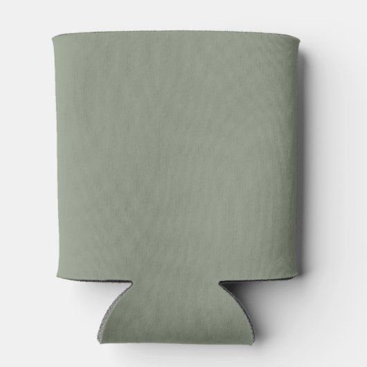 Elegante Sage Green Monogram Wedding Party Gefalle Dosenkühler (Rückseite)