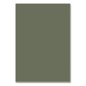 Elegante Sage Green und Golden Borders Wedding Tischnummer (Rückseite)