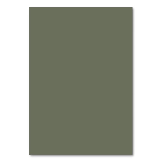 Elegante Sage Green und Golden Borders Wedding Tischnummer (Rückseite)