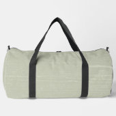 Elegante Sage Green Wood Grain Duffle Bag (Vorderseite)