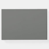 Elegante Sage GreenGarden Blumenhochzeit Gästebuch (Rückseite)