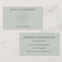 Elegante Sage Lotus Blume Minimalistisch Fotografi