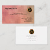 Elegante sahnige visitenkarte (Vorne/Hinten)