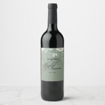 Elegante Salbei-Grüne Hochzeitsdusche