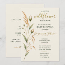 Elegante Salbei-Wildblumen-Geschlechtsneutrale Bab