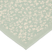 Elegante Salbeigrüne Botanik Tischdecke (Schrägansicht)