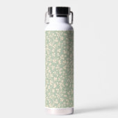 Elegante Salbeigrüne Botanik Trinkflasche (Vorne)