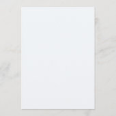 Elegante Salbeigrüne Hochzeitstischnummer Einladung (Rückseite)