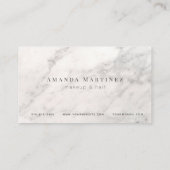 Elegante Salon Loyalität Karte (Rückseite)